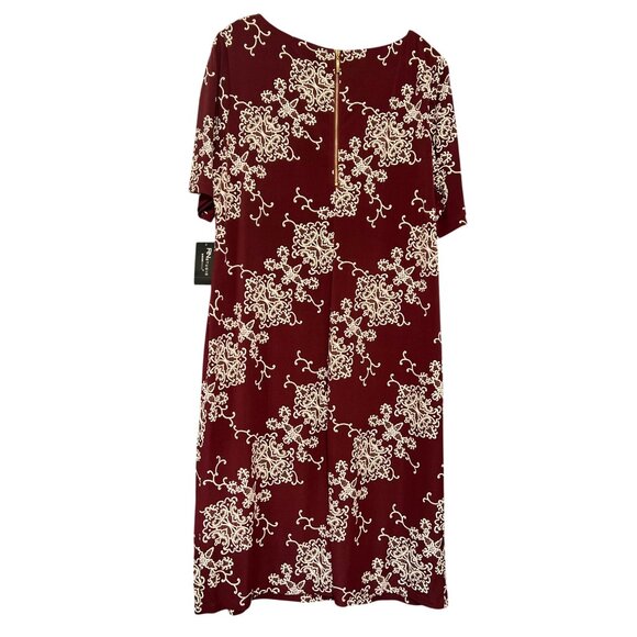 RED Ronni Nicole Floral Embossed Dress 16W - Picture 9 of 13